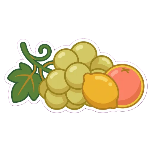 Illustration of Albariño grapes